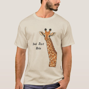 Cute Giraffe Personalized T-Shirt