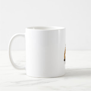 Cute Giraffe Playing Piano Giraffes Musician Music Coffee Mug