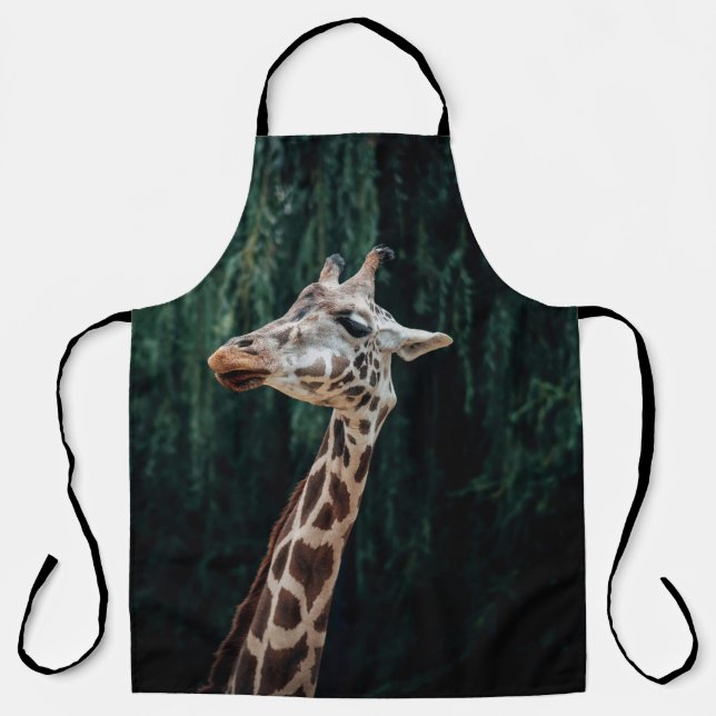 CUTE GIRAFFE PORTRAIT APRON (Front)