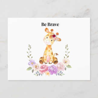 Cute Giraffe!  Postcard