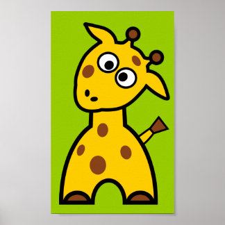Cute Giraffe Poster