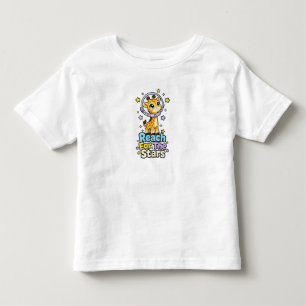 Cute Giraffe Reach For The Stars Toddler T-Shirt