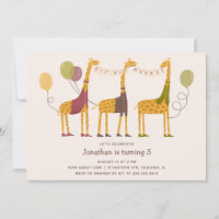 Cute Giraffe Safari Birthday | Zoo Party for Kids
