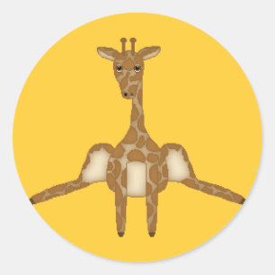 Cute Giraffe Sticker