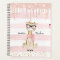 Cute Giraffe with Glasses Math Teacher Planner