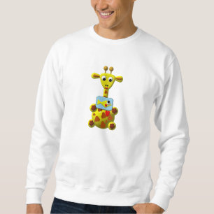 Cute Giraffe with Goldfish Sweatshirt
