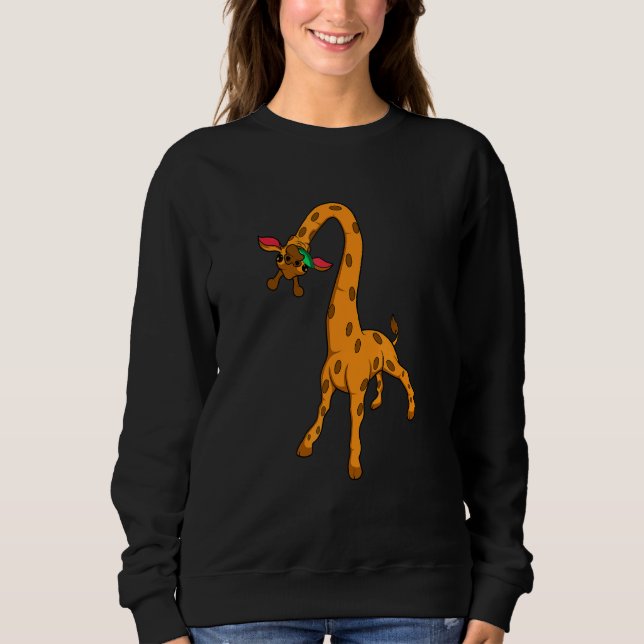 Cute Giraffe Zookeeper Sweatshirt (Front)