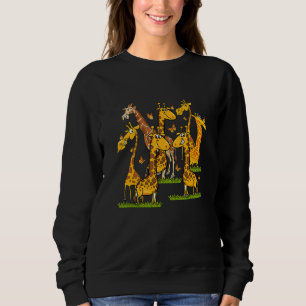 Cute Giraffes Animal Nature Giraffe Sweatshirt