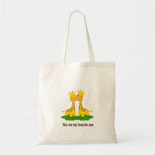 Cute Giraffes Animal Tote Bag