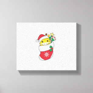 Cute Giraffes Wearing Sunglasses Canvas Print