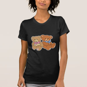Cute Girl and Boy Bear T-Shirt