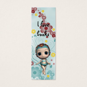 Cute Girl Bookmark Design