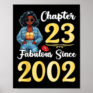 Cute Girl Chapter 23 Years Old Fabulous Since 2002 Poster