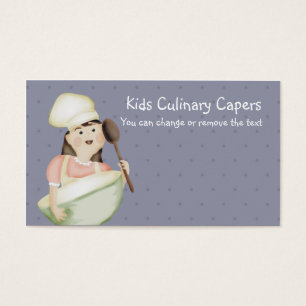 cute girl chef hat mixing bowl kids cooking cla...