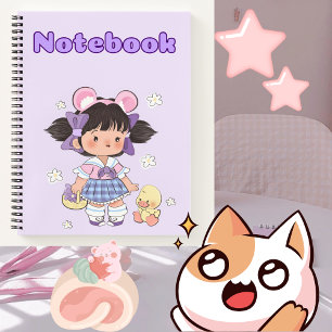 Cute girl 🌸gift for your Daughter✨🌷 Notebook