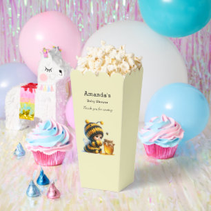 Cute Girl in Bee Costume with Honey Baby Shower Favour Box