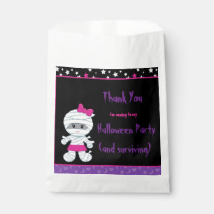 Cute Girl Mummy Halloween Party Favour Bags