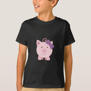 Cute Girl Pig T-Shirt