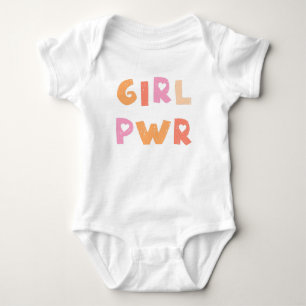 Cute Girl Power Baby Bodysuit