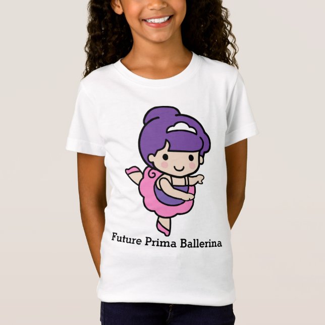 Cute girl Prima Ballerina T-Shirt (Front)