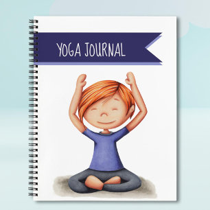 Cute Girl Yoga  Notebook