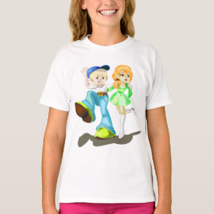 Cute Girlfriend and Boyfriend - Happiness - Joy T-Shirt