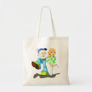 Cute Girlfriend and Boyfriend Tote Bag