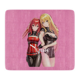 Cute Girls Anime Thunder_Cove  Cutting Board