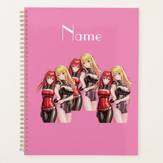 Cute Girls Anime Thunder_Cove  Planner (Front)