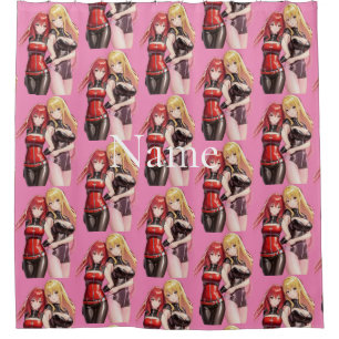 Cute Girls Anime Thunder_Cove  Shower Curtain