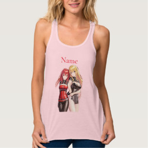 Cute Girls Anime Thunder_Cove Singlet