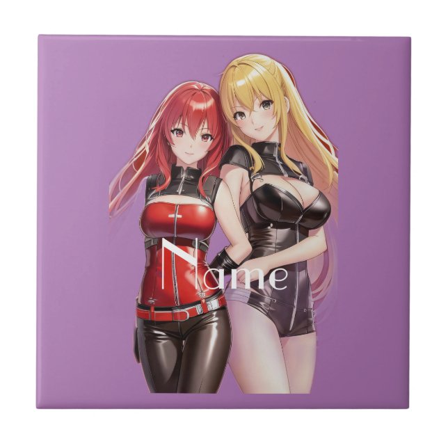 Cute Girls Anime Thunder_Cove Tile (Front)