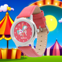 Cute girls carousel horse add name