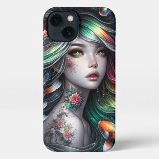 Cute Girl's design iPhone 13 Case