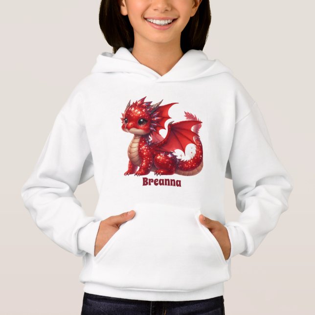 Cute girls dragon lovers add name  (Front)