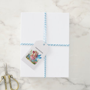 Cute girls fairy lovers customisable gift tags
