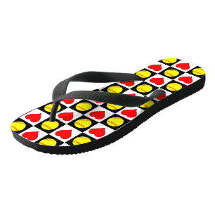 Cute Girls' Fastpitch Softball Player Jandals