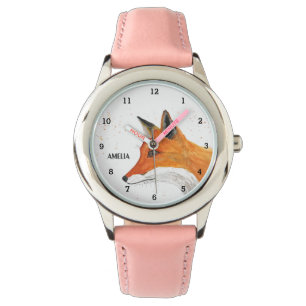 Cute Girls Fox Animal Kids Wildlife Woodland Watch