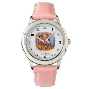Cute girls horse lovers add name watch