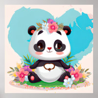 Cute girls Panda bear 