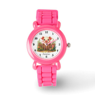 Cute girls pig lovers add name watch