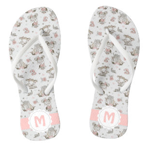 Cute Girls Reading Books Gift Ideas Jandals