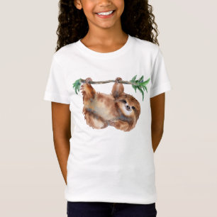 cute girls sloth lovers T-Shirt