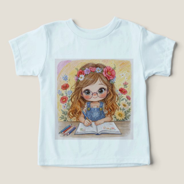 Cute Girls T-Shirt – Sweet & Playful Style (Design Front)