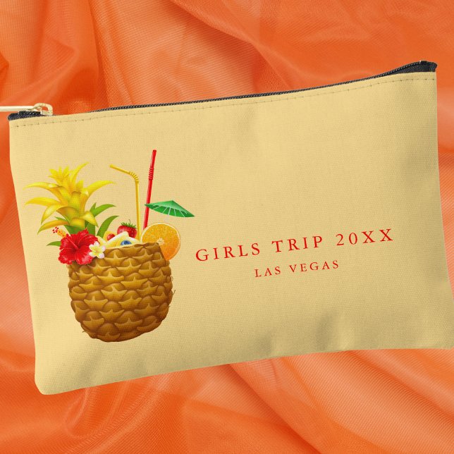 Cute Girls Trip Weekend Vacation Custom Modern Accessory Pouch (Creator Uploaded)
