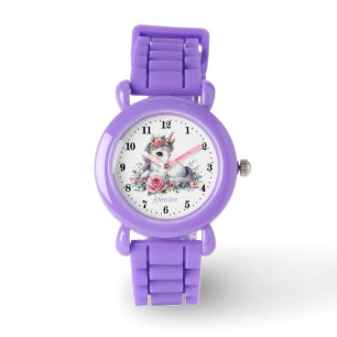 Cute girls unicorn lovers add name  watch