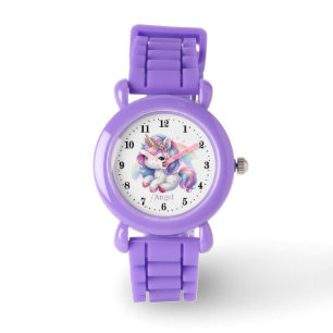 Cute girls unicorn lovers add name  watch