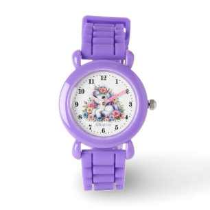 Cute girls unicorn lovers add name  watch