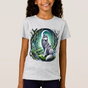 Cute girls wolf lovers T-Shirt