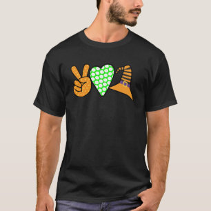Cute Girls Woman Peace Love Witches Magic Fall Oct T-Shirt